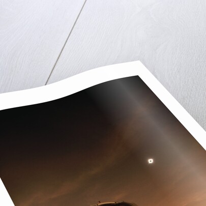 Eclipse Over Keck Observatory by Anonymous