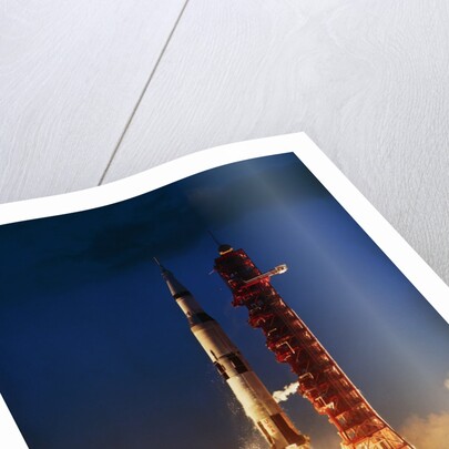 Test Firing of a Saturn V by Anonymous