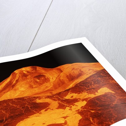 Volcano on Venus by Anonymous