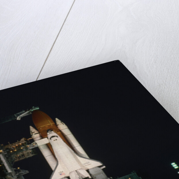 Space Shuttle Discovery on Launch Pad by Anonymous