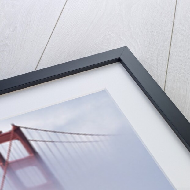 Golden Gate Bridge Tower Surrounded by Fog by Anonymous