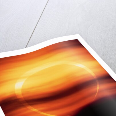 Eclipsed Sun Setting by Anonymous