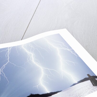 Lightning near Launch Pad by Anonymous