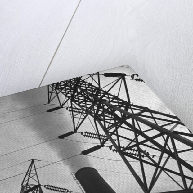 Power Lines at a Power Station by Anonymous