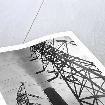 Power Lines at a Power Station by Anonymous