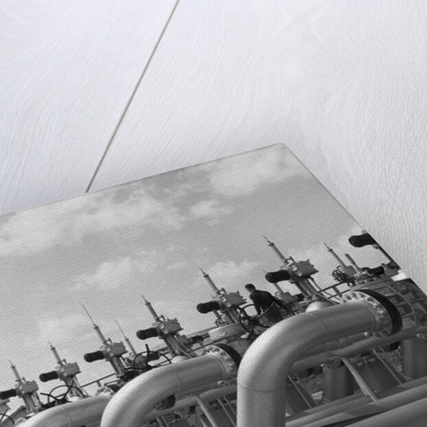 Pipelines at Texaco Oil Refinery by Anonymous