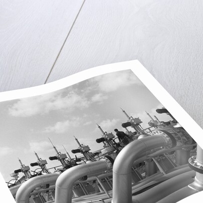 Pipelines at Texaco Oil Refinery by Anonymous