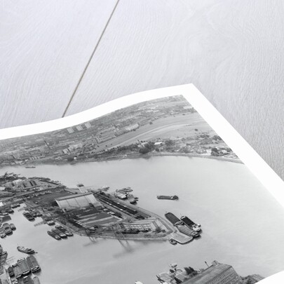 Barges on Rhine by Anonymous