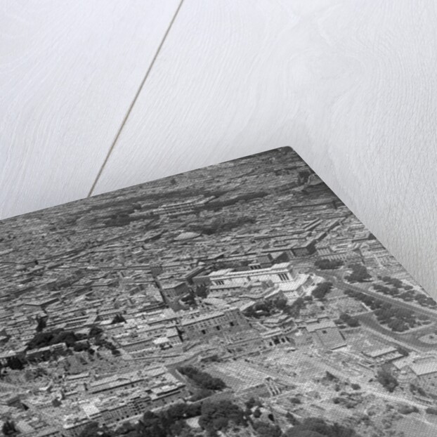 Aerial View of Roman Forum, Theater of Marcellus and Vicinity by Anonymous