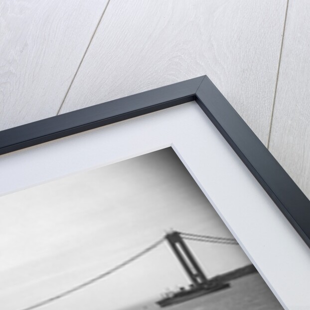 Verrazano-Narrows Bridge Under Construction by Anonymous