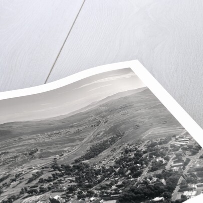 Aerial View of Outskirts of Town by Anonymous