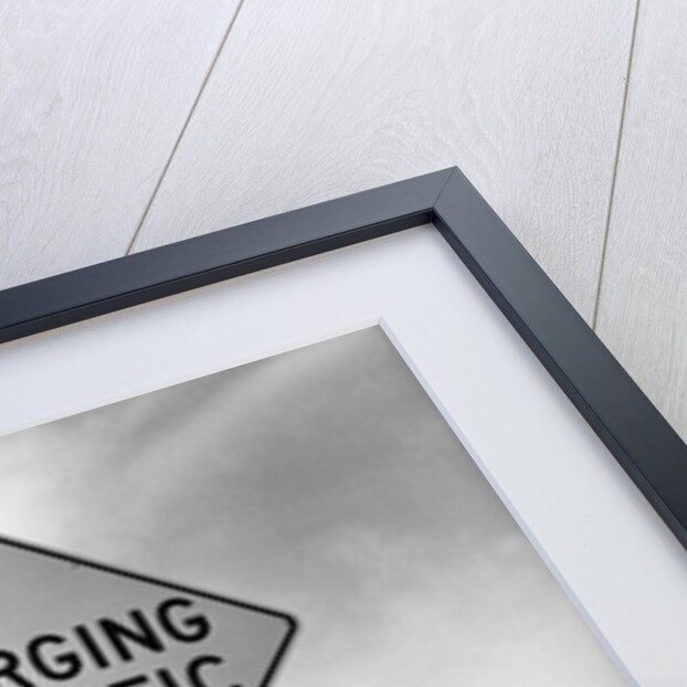 Merging Traffic Road Sign by Anonymous