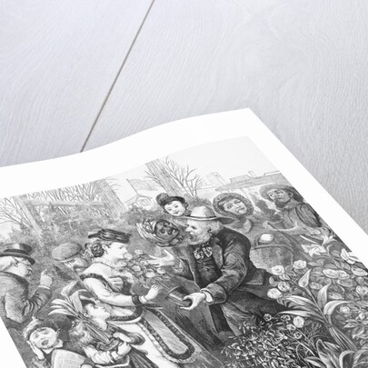 Flower Market in New York City by Anonymous