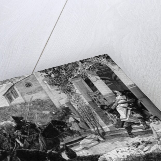 Huns Pillaging Villa by Anonymous