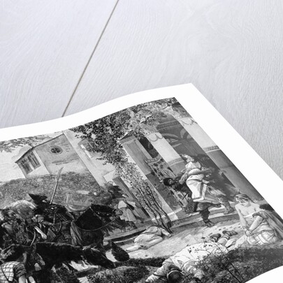 Huns Pillaging Villa by Anonymous