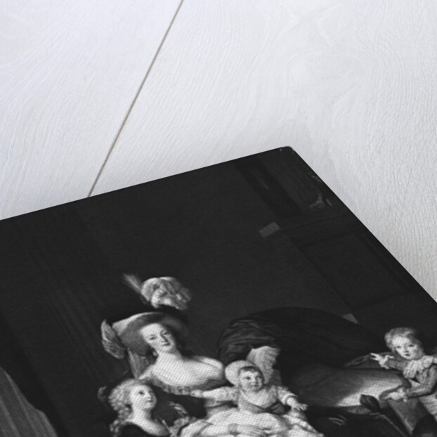 Marie Antoinette with Her Children by Anonymous