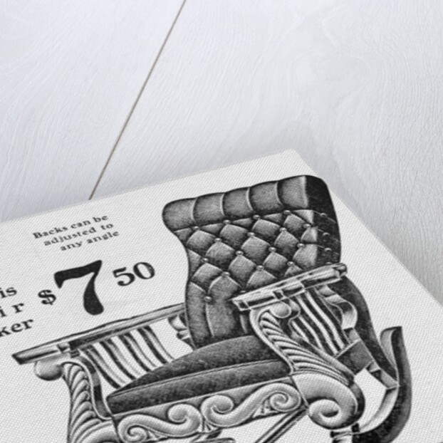 Advertisement for Morris Rocker Chair by Anonymous