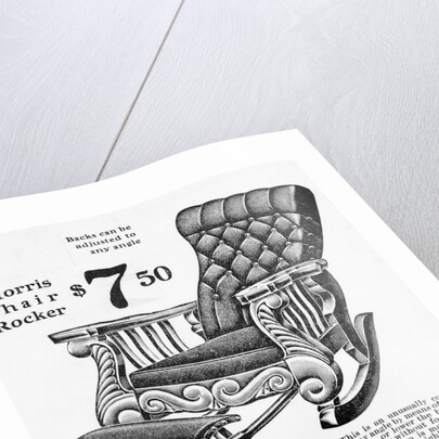 Advertisement for Morris Rocker Chair by Anonymous