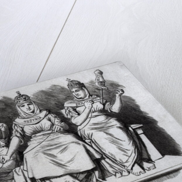 Caricature of the Triple Alliance by Anonymous