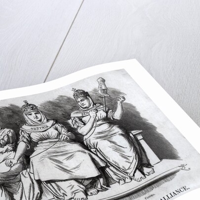 Caricature of the Triple Alliance by Anonymous