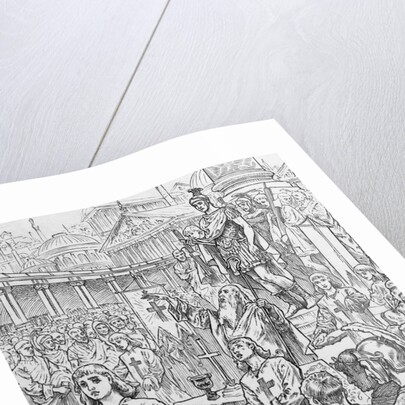 Constantine the Great Dedicating Constantinople by Anonymous