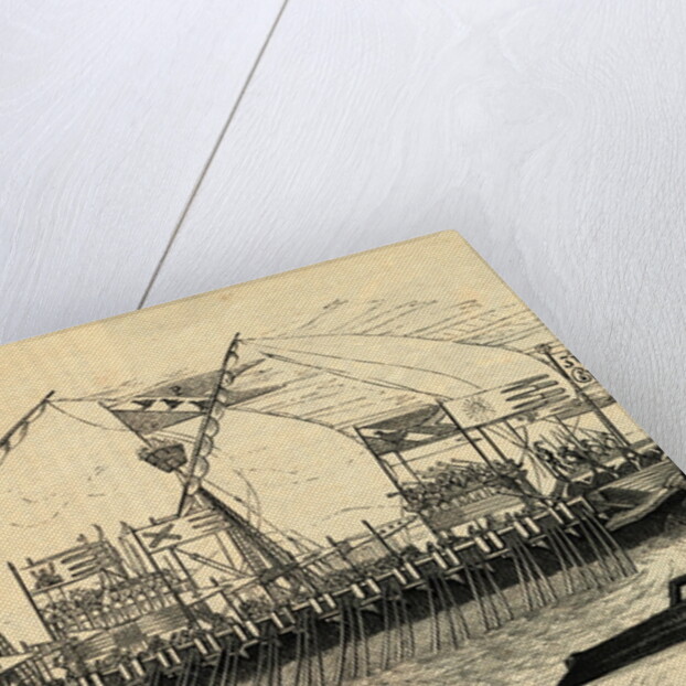 Galley Ship on the Seas by Anonymous