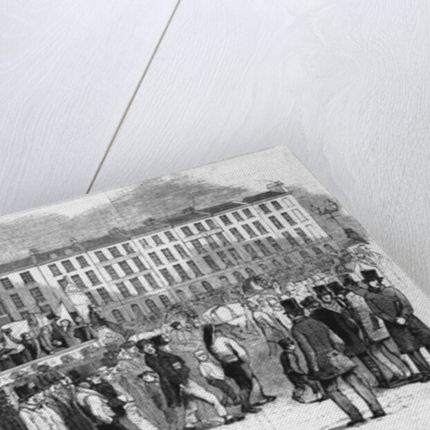 Illustration of Congregation Marching on London Street by Anonymous
