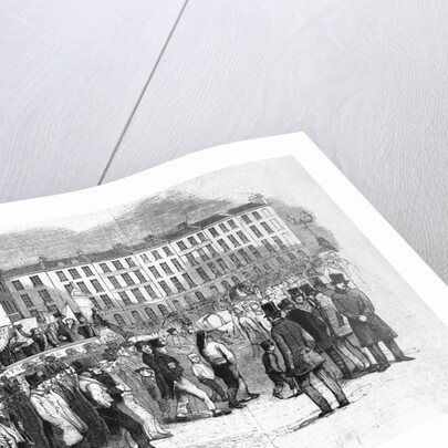 Illustration of Congregation Marching on London Street by Anonymous