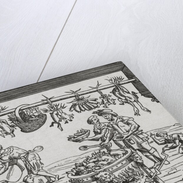 Scene of 16th Century Kitchen by Anonymous