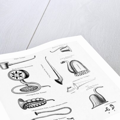 A Corrugated Ear Trumpet by Anonymous