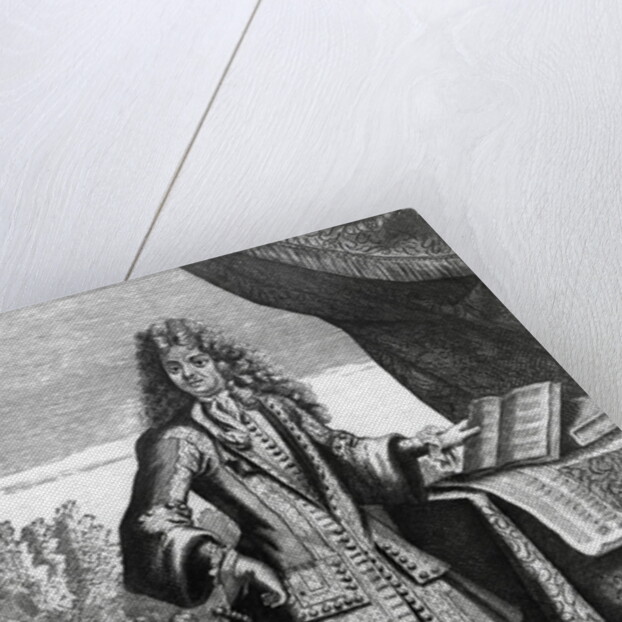 Drawing of Jean Baptiste Lully near His Orchestra by Anonymous