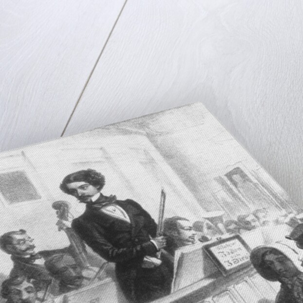 Johann Strauss with His Orchestra by Anonymous