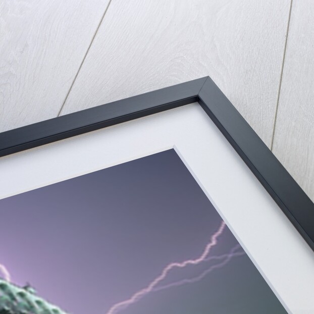Bridge and Lightning at Sydney Harbour by Anonymous