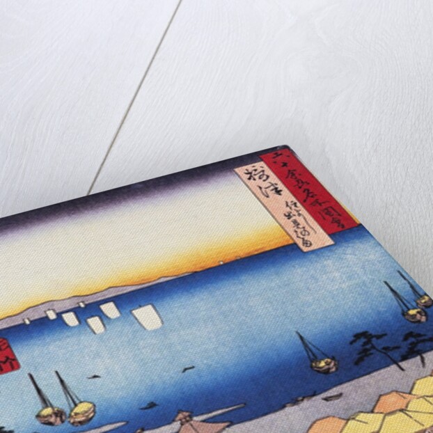 Demi Beach at Sumiyoshi in Settsu Province by Hiroshige