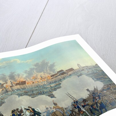 19th-Century Painting Depicting Napoleon at the Battle of Ratisbonne by Anonymous