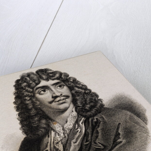 Portrait Engraving of Moliere by Anonymous