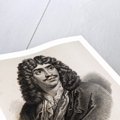 Portrait Engraving of Moliere by Anonymous