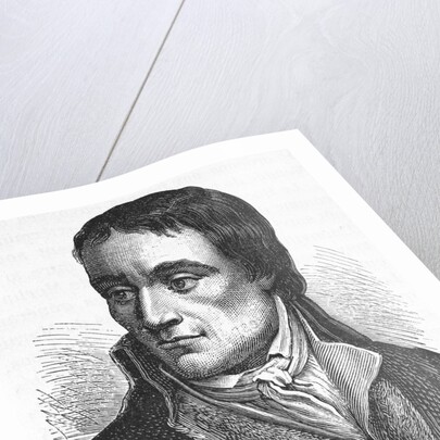 19th Century Portrait of French Politician Jean-Baptiste Carrier from L'Histoire de France by Henri Jean Guillaume Martin