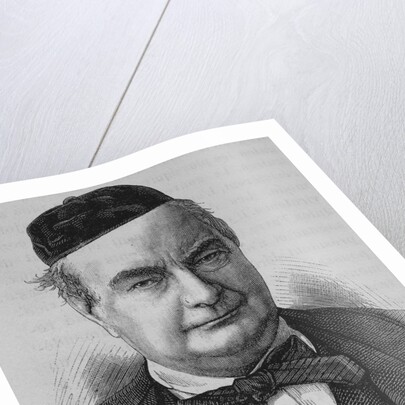 19th Century Portrait of Sainte-Beuve from L'Histoire de France by Henri Jean Guillaume Martin