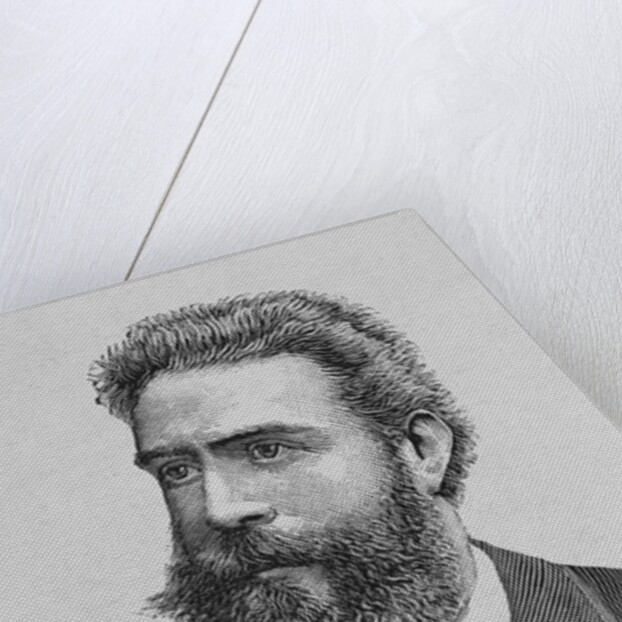 19th Century Portrait of Wilhelm Conrad Rontgen from Album de la Science, Savants Illustres, Grandes Decouvertes by Anonymous