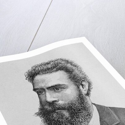 19th Century Portrait of Wilhelm Conrad Rontgen from Album de la Science, Savants Illustres, Grandes Decouvertes by Anonymous