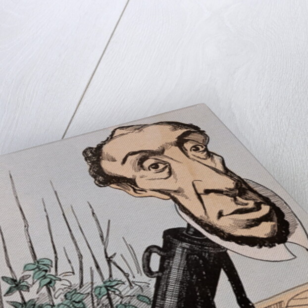 Caricature of Victor Schoelcher by Alfred Le Petit