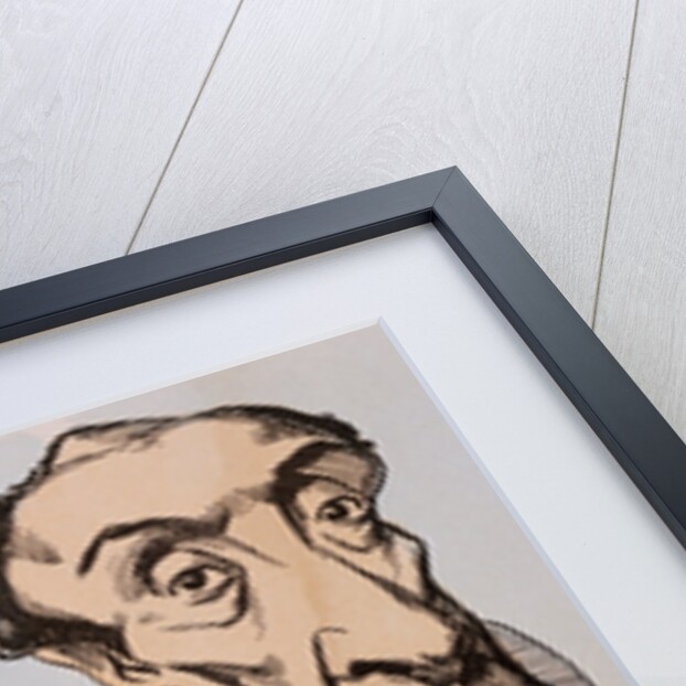 Caricature of Victor Schoelcher by Alfred Le Petit