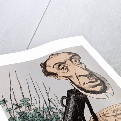 Caricature of Victor Schoelcher by Alfred Le Petit