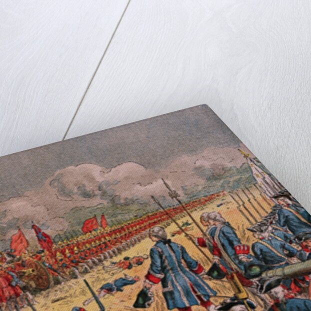 Battle of Fontenoy in 1705 by Anonymous