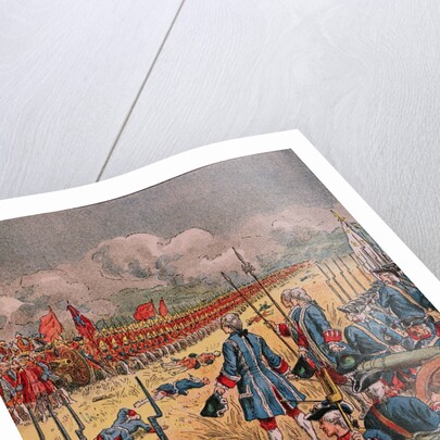 Battle of Fontenoy in 1705 by Anonymous