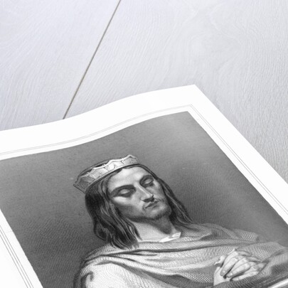 Theuderic II, King of Orleans, Burgundy and Austrasia by Delannoy