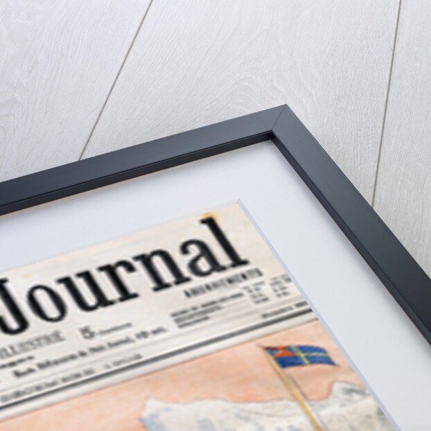 Dans les Regions Antarctiques Le Docteur Otto Nordenskjold Retrouve Magazine Cover of Le Petit Journal by Anonymous