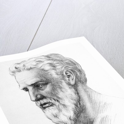 Portrait Illustration of Pythagoras by Anonymous