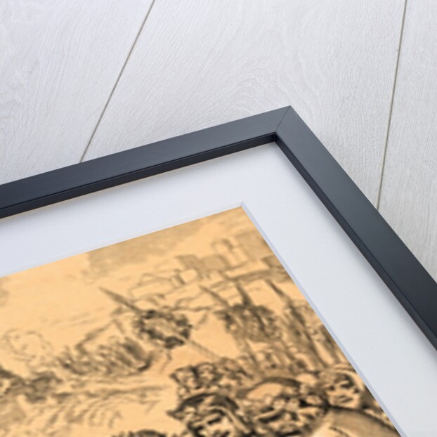 Hengist and Horsa Coming Ashore with Their Warriors by Anonymous